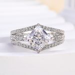 S925 Exquisite Vintage Square Princess Cut Engagement Ring for Women - Image 5