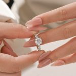 S925 Moissanite 2.0Ct Round White Gold Engagement Ring - Image 2