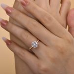 S925 Classic Round Cut Solitaire Engagement Ring for Her - Image 12