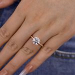 S925 Classic Round Cut Solitaire Engagement Ring for Her - Image 13