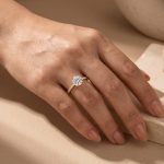 S925 Classic Round Cut Engagement Ring for Her 4 prong In Sterling Silver - Image 7