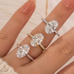 S925 Classic Oval Cut Simulated Diamond Engagement Ring In Sterling Silver - Image 7