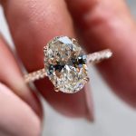 S925 Maxine Moissanite 2.0 Ct~5.5 Ct Oval Cut Engagement Ring In Sterling Silver - Image 13