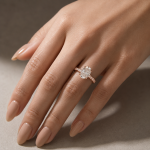 S925 Classic Oval Cut Simulated Diamond Engagement Ring In Sterling Silver - Image 13