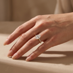 S925 Maxine Moissanite 2.0 Ct~5.5 Ct Oval Cut Engagement Ring In Sterling Silver - Image 10
