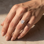 S925 Maxine Moissanite 1.0 Ct~3.5Ct Radiant Cut Engagement Ring in Sterling Silver - Image 13