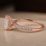 S925 Maxine Moissanite 2.0 CT Radiant Cut Engagement Ring In Sterling Silver - Image 12