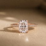 S925 Maxine Moissanite 2.0 CT Radiant Cut Engagement Ring In Sterling Silver - Image 11