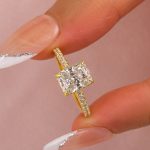 S925 Maxine Moissanite 1.0 Ct~3.5Ct Radiant Cut Engagement Ring in Sterling Silver - Image 19