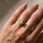 S925 Maxine Moissanite 2.0 CT Radiant Cut Engagement Ring In Sterling Silver - Image 6
