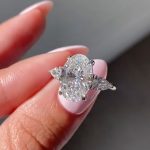 S925 Noble 4.0Ct Oval Cut Three Stone Engagement Ring in Sterling Silver - Image 6