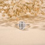 S925  Emerald Cut 3.5 Carat Solitaire Engagement Ring For Her - Image 5