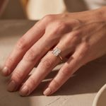 S925 Moissanite 3.5 Carat Solitaire Emerald Cut Engagement Ring - Image 8