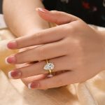 S925 Classic 4.0Ct Pear Cut Engagement Ring Promise Ring In Sterling Silver - Image 2