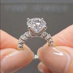 S925 Maxine Luxury 4.0 CT Round Cut Engagement Ring - Image 2