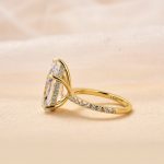 S925 4.5Ct Excellent Pear Cut Engagement Ring - Image 8
