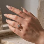 S925 Maxine Moissanite Bow Base Design 2.0 Carat Round Cut Engagement Ring - Image 11