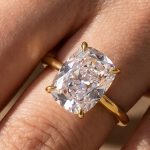S925 Maxine Solitaire 6.5Ct Elongated Cushion Cut Engagement Ring Travel Ring - Image 3