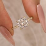 S925 Maxine Classic 3.0Ct Cushion Cut Engagement Ring In Sterling Silver - Image 5