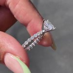 S925 Maxine Classic Square Princess Cut Engagement Ring For Women - Image 2