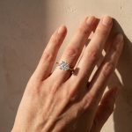 S925 Twist 1.25 Carat/2.0 Carat Round Cut Promise Ring For Her In Sterling Silver - Image 14