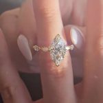 S925 Maxine 4.0Ct Marquise Cut Engagement Ring For Women in Sterling Silver - Image 2