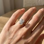 S925 Maxine 5.0Ct Solitaire Emerald Cut Travel Ring - Image 5