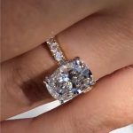 S925 Maxine Exclusive 6.5Ct Elongated Cushion Cut Engagement Ring For Women - Image 3