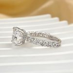 S925 Classic 3.5Ct Cushion Cut Engagement Ring Travel Ring In Sterling Silver - Image 5