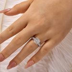 S925 Classic 3.5Ct Cushion Cut Engagement Ring Travel Ring In Sterling Silver - Image 2