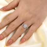 S925 Maxine Unique 2.0 Carat Princess Cut Engagement Ring For Women - Image 2