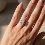 S925 5.0Ct Oval Cut Hidden Halo Engagement Ring In Sterling Silver - Image 6