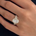 S925 4.0Ct Halo Oval Cut Split Shank Engagement Ring Promise Ring For Her - Image 2