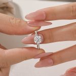 Moissanite 2.0Ct Cushion Cut Twist Engagement Ring Travel Ring In Sterling Silver - Image 2
