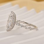 S925 3.0Ct Marquise Cut Engagement Ring Travel Ring In Sterling Silver - Image 5