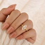 S925 Classic 1.0 ~3.0Ct Marquise Cut Solitaire Promise Ring For Women - Image 6