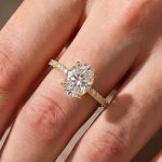 S925 Maxine Moissanite 2.0 Ct~5.5 Ct Oval Cut Engagement Ring In Sterling Silver - Image 5