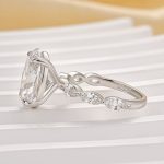 S925 4.5Ct Oval Cut Engagement Ring Promise Ring For Her - Image 5