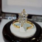 S925 Moissanite 2.0Ct Marquise Cut Engagement Ring Travel Ring In Sterling Silver - Image 2
