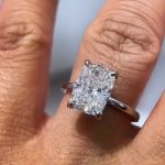 S925 Classic 4.5Ct Cushion Cut Engagement Ring Travel Ring In Sterling Silver - Image 2