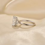 S925 Classic 4.5Ct Cushion Cut Engagement Ring Travel Ring In Sterling Silver - Image 3