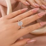 S925 Vintage 5.5Ct Cushion Cut Engagement Ring In Sterling Silver For Women - Image 2