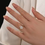 S925 2.0Ct Pear Cut Twist Engagement Ring In Sterling Silver - Image 2