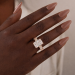 S925 5.0Ct Radiant Cut Hidden Halo Luxe Engagement Ring In Sterling Silver - Image 11