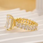S925 5.0Ct Radiant Cut Hidden Halo Luxe Engagement Ring In Sterling Silver - Image 8