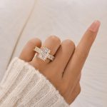 S925 5.0Ct Radiant Cut Hidden Halo Luxe Engagement Ring In Sterling Silver - Image 6