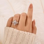S925 4.0Ct Marquise Cut Three Stone Engagement Ring In Sterling Silver - Image 4