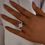 S925 3.5Ct Radiant Cut Luxe Engagement Ring Travel Ring In Sterling Silver - Image 2