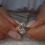 S925 4.5Ct Oval Cut Twist Engagement Ring Travel Rings In Sterling Silver - Image 2