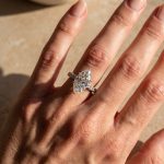 S925 4.5Ct Marquise Cut Engagement Ring Travel Ring In Sterling Silver - Image 3